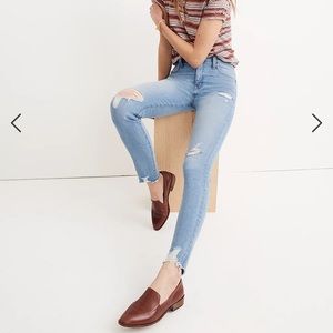 Madewell 9” high rise skinny jeans
